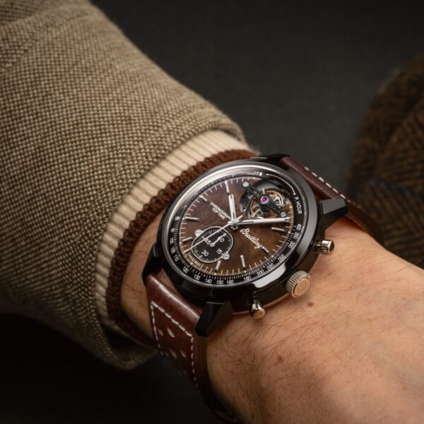 Breitling Top Time B21 Chevrolet Corvette Ceramic Walnut burl SB21252A1Q1X1