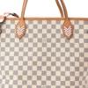 Louis Vuitton Braided Neverfull MM Damier Azur Canvas Orange Interior