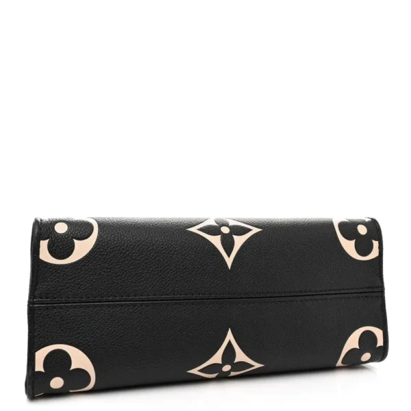 Louis Vuitton OnTheGo PM Black/Beige Giant Monogram Empreinte Leather