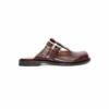 LOEWE Burgundy Mary Jane Muller shoes flats slippers