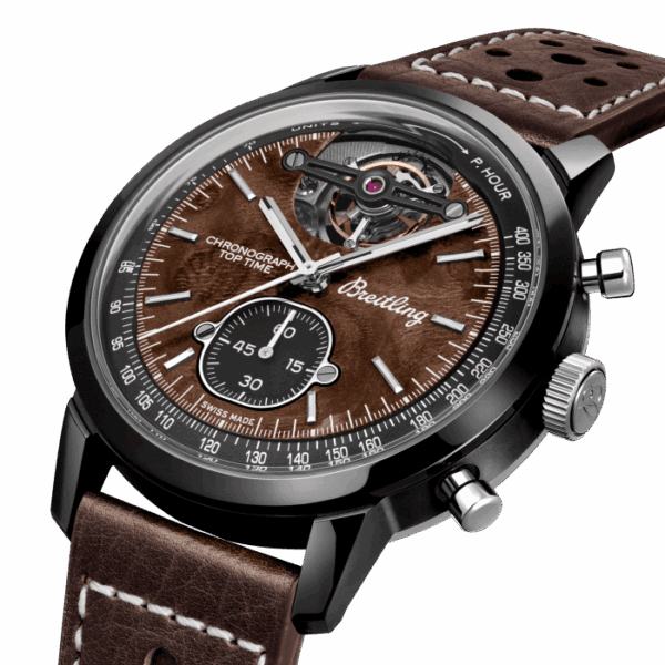 Breitling Top Time B21 Chevrolet Corvette Ceramic Walnut burl SB21252A1Q1X1