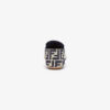 FENDI Blue canvas loafers